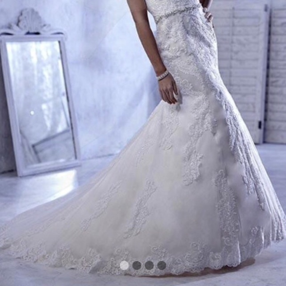 Regal Lacel Gown Ivory and Camel